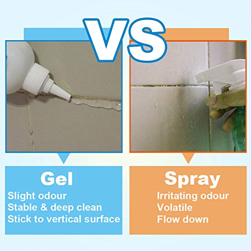 Followin Mold And Mildew Bathroom Cleaner Gel 18Oz, Household Stain Cleaner For Showers Tiles Grout Sealant Sinks #TOP4