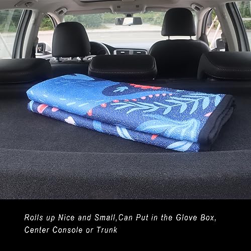 Image of Car Seat Cover Protector Front Seats,for Gym Workout,Running,Swimming,Beach and Hiking,Waterproof Sweat Towel Bucket Seat Covers for Cars SUV Trucks (Dinosaur, 1Pcs)
