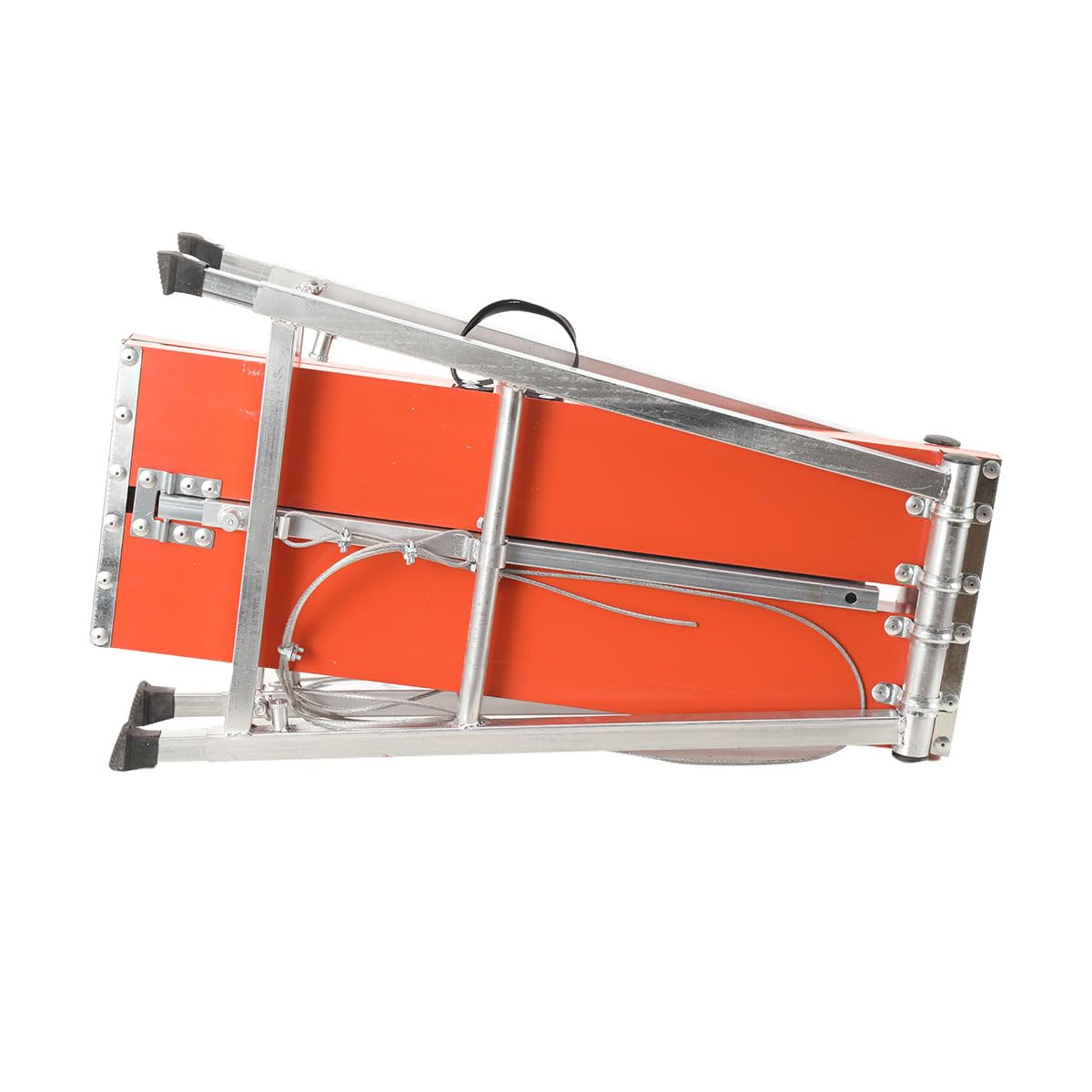 Piattaforma di Sicurezza Pieghevole in Alluminio, Piattaforma da Lavoro Regolabile 70-120cm, Carico 300kg, Antiscivolo, Ideale per Impalcatura e Uso Domestico o Professionale
