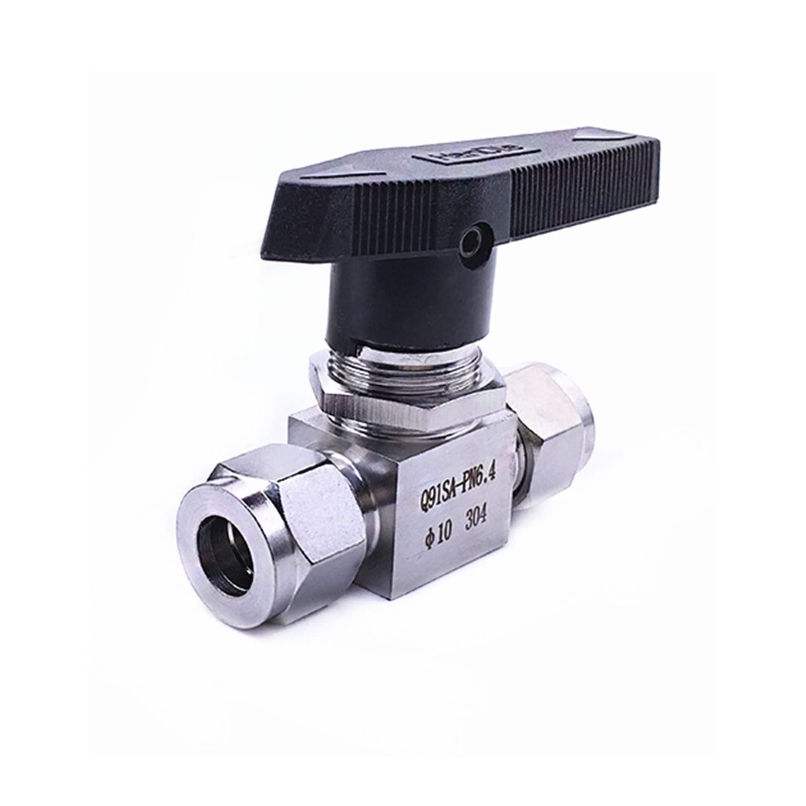 Vanne à boisseau sphérique de tuyau hydraulique acier inoxydable SS304 1/4"