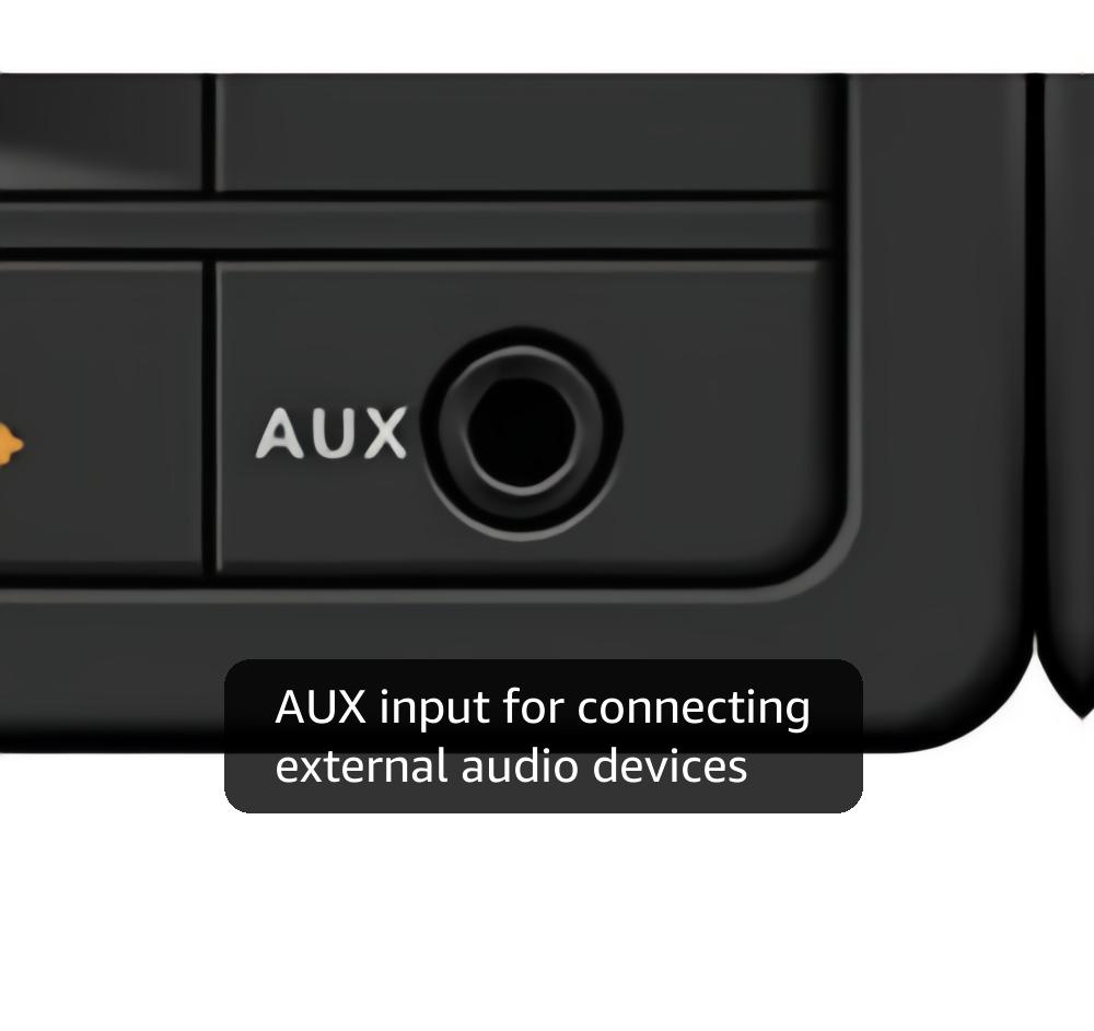 VDO Continental TR7412UB-OR European Style 12v Radio Orange Display Bluetooth Bundle with AC111