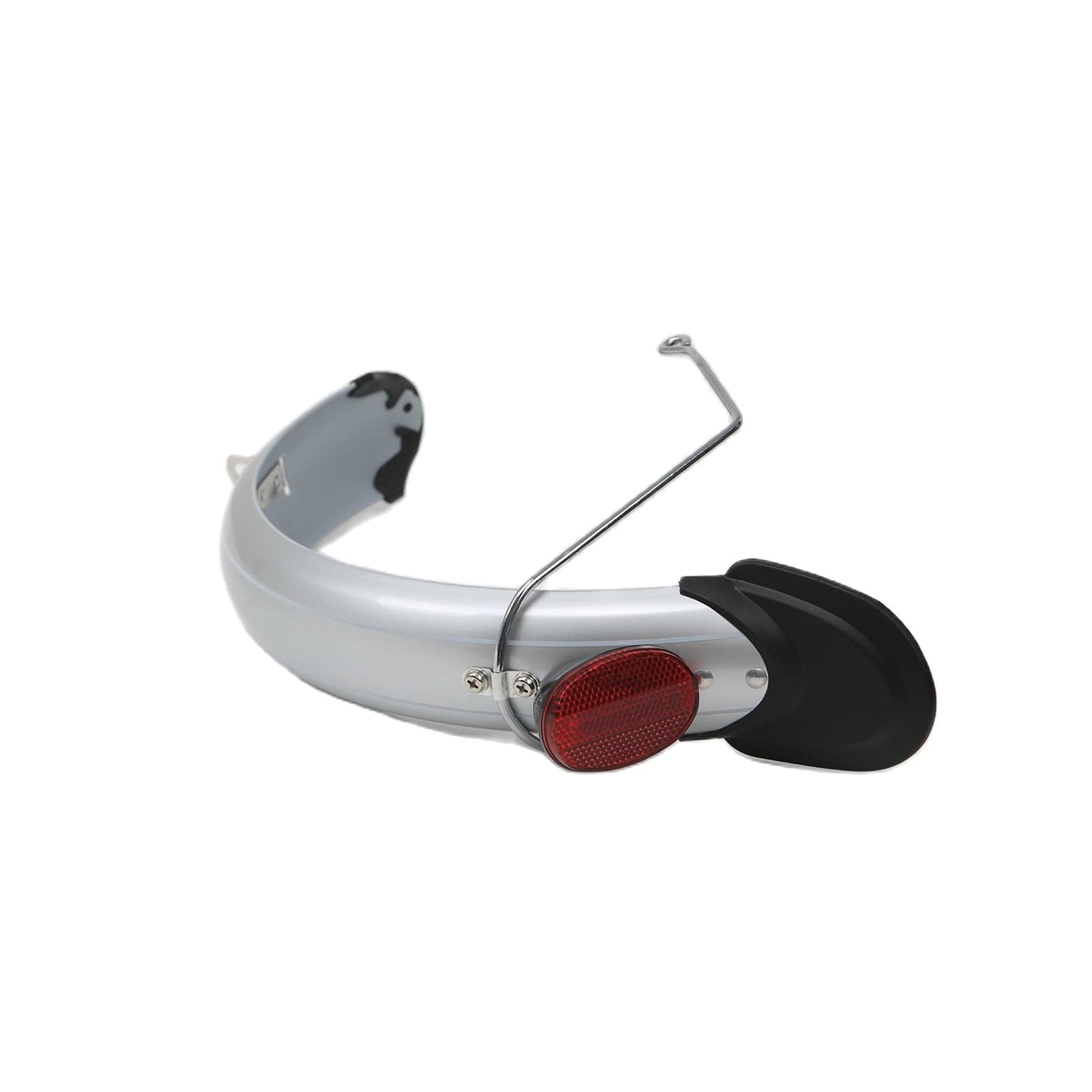 Elektryczny błotnik rowerowy Składany błotnik rowerowy 14-calowy Kugoo V1 All Inclusive Wspornik ze stopu aluminium od deszczu z odbłyśnikiem (kolor: srebrny reflektor)