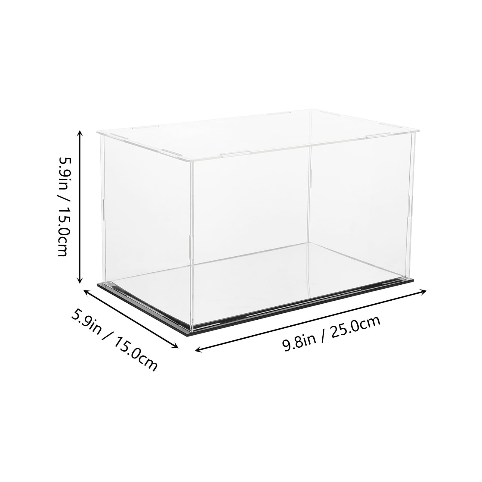 TOYANDONA 1pc Box Hand Dust Box Acrylic Box Model Display Box Football Storage Box Boxing Glove Display Case Plastic Organizer Box Plastic Display Case Transparent Storage Box Box