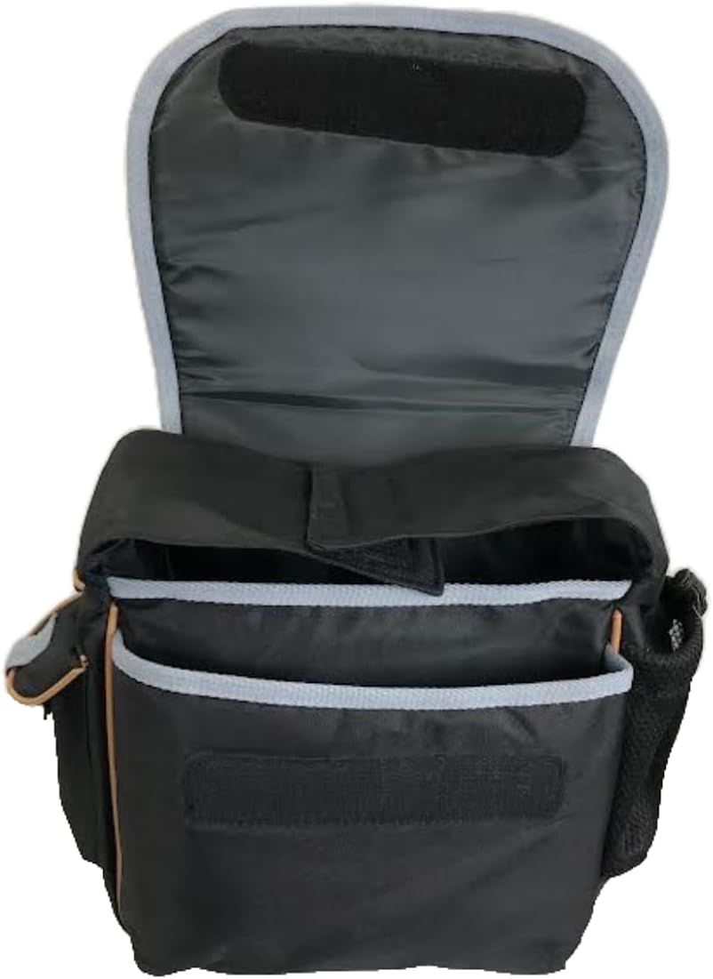 Tahoe Padded Triple Layer 1200d Nylon Saddle Bags for trail riding 1 Year Warranty with 2 Pockets for Water Bottles.