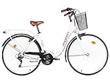 Piñón original Shimano Moma Bikes City Classic 28\" - Bicicleta Paseo, Aluminio , SHIMANO 18V