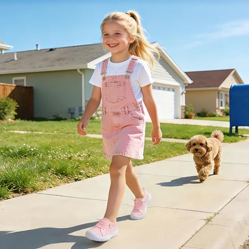 Image of LeIsfIt Toddler Shoes Boys Girls Wide Toe Box Breathable Slip-On Sneakers Kids Lightweight Barefoot Feel Shoes for Everyday Play
