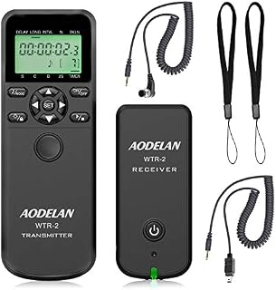 Camera Remote Shutter Release for Nikon, Wireless Timer Cable Remote Control for Nikon Df Z7 Z6 D750 D780 D610 D7200 D7500 D5000 D3300 D3100, Coolpix P1000 P7700 P7800 Cameras