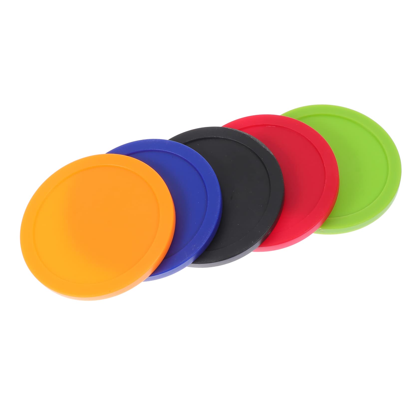 Outanaya Mini Ice Hockey Pieces 5pcs Air Hockey for Boys and Girls Game Room Accessory