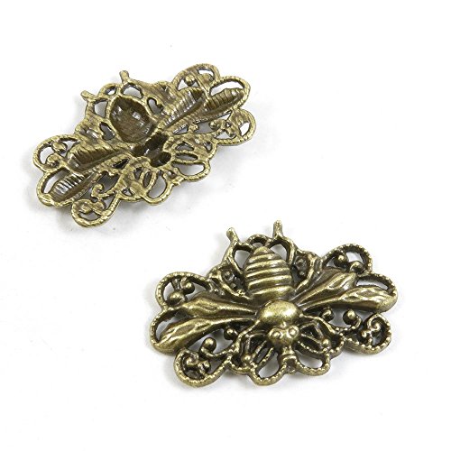 10 PCS Ancient Antique Bronze Fashion Jewelry Making Crafting Charms