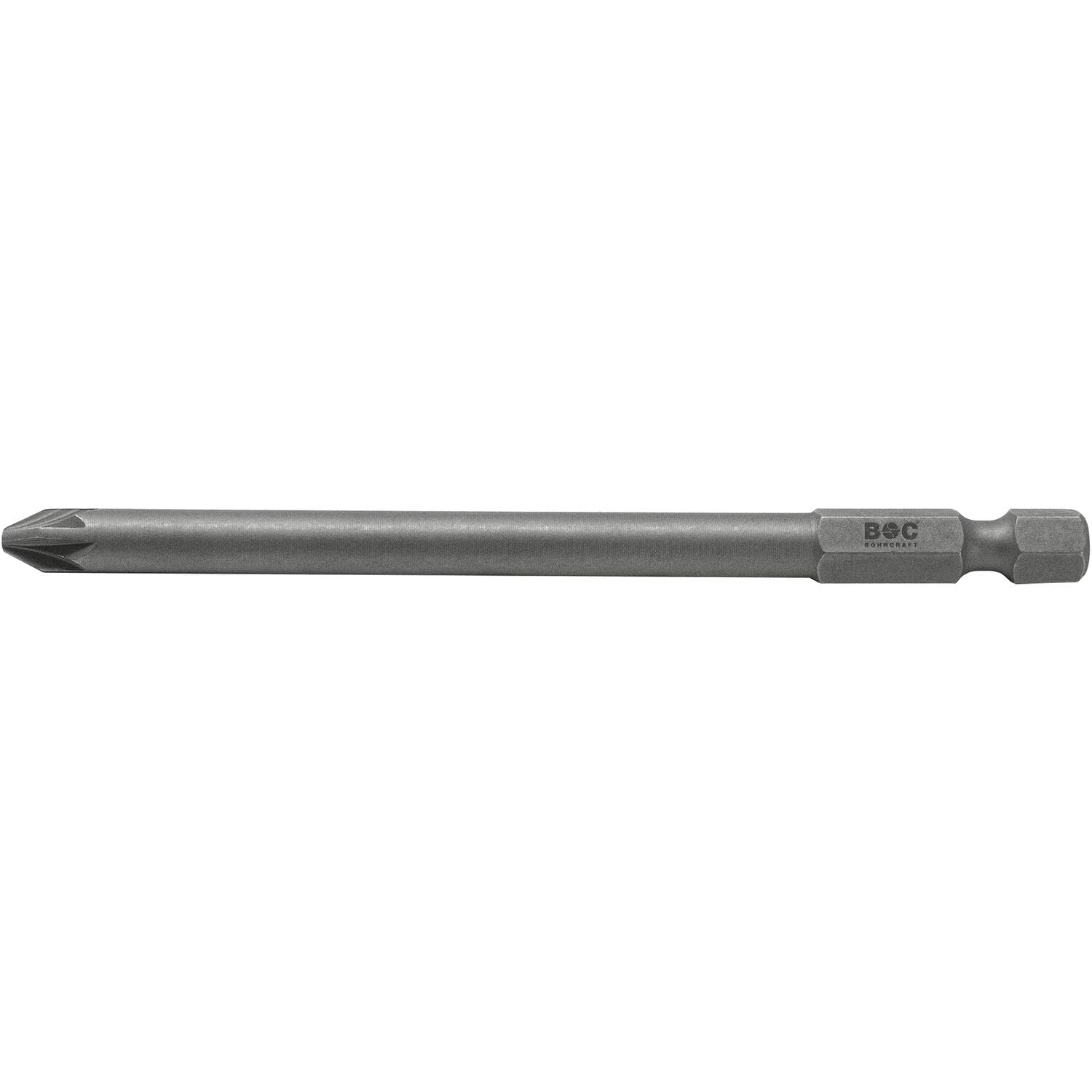 Embout Pozidriv PZ2 x 100 mm avec emballage réseau 1/4" vrac, 1 pièce