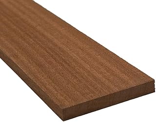 1 Piece Sapele Thin Stock Lumber Board 1/4" x 1 1/2" x 16" – Hardwood Woodcraft, DIY, and Woodworking Projects by Exotic Wood Zone