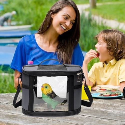 Sghtil Bird Carrier | Cage de transport pour perruches - Sac portable respirant pour cacatoès, cocorite et petits animaux – Image 4