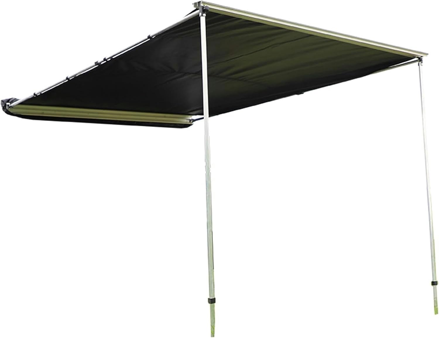 AMNOOL Car Awning, Adjustable Height Outdoor Rooftop Pull Out Tent Shelter, for 4x4/Car/SUV/Truck Easy for Camping, Outdoor Trips, Roadtrips, Courtyard, Easy Set Up (Size : 200 * 250cm/6.56 * 8.2ft)