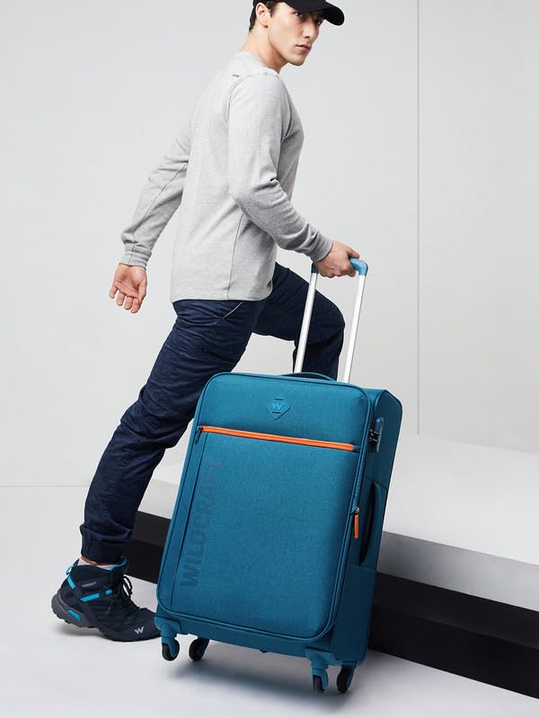 Image of Wildcraft 100% POLYSTER Dalis Luggage Bag /Trolley Bag /Suitcase for Mens & Womens | Unisex Luggage Bag with Wheels | Trolley Bag