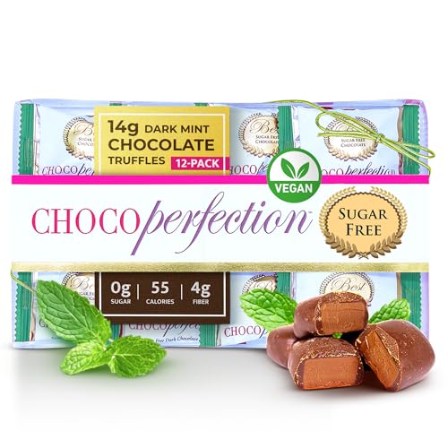 ChocoPerfection Dark Mint Truffles 12 Pack