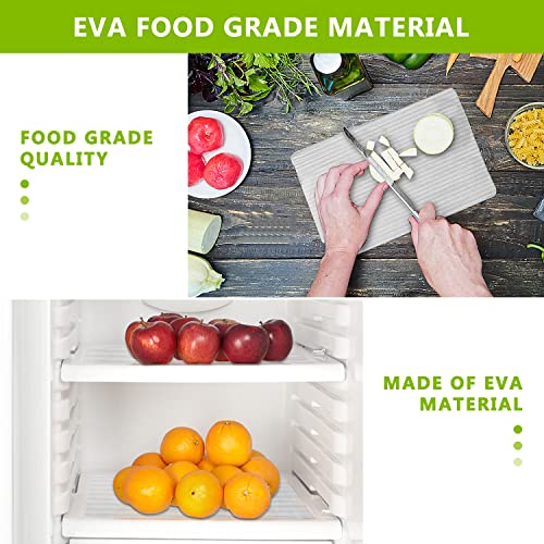 Anze Shelf Liner Non Adhesive Refrigerator Mats Washable, No Odor Plastic Pantry Liners, Wire Shelf Paper & Drawer Liner For Cupboard,Kitchen Cabinets, Bathroom Shelves, Shoe Rack #TOP4