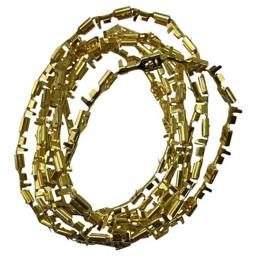 (100) Female Terminal for Relay Connector Locking Tang 1/4