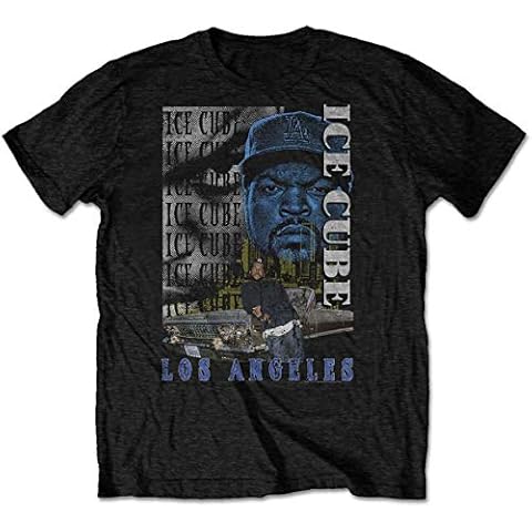 Camiseta oficial Ice Cube Los Angeles California NWA N.W.A. para Hombre Cover