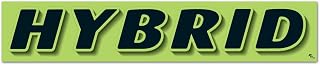 Vinyl Highlights Windshield Slogans Window Stickers (Black Text On Fluorescent Green) (14-1/2" x 2-3/4") (12 per Pack) (Hybrid)