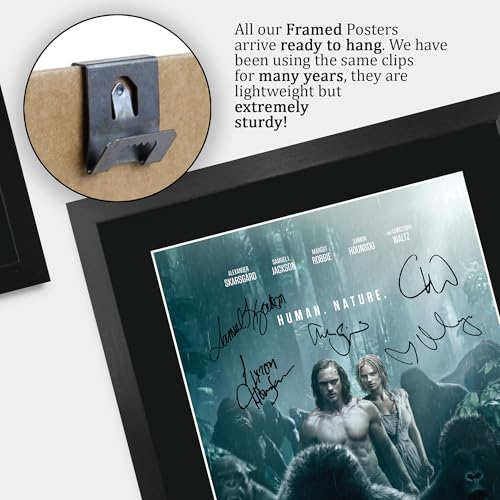 Cuadro enmarcado de colección Tarzan 2016 con firma impresa de Alexander Skarsgård 5