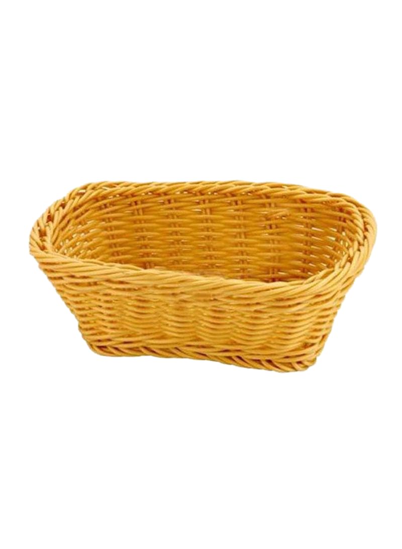 Sunnex Poly Rattan Heavy Duty Basket, Beige - C04009