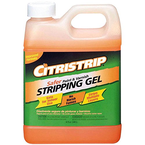 Citristrip QCG73801T Paint and Varnish Stripping Gel, 1-Quart
