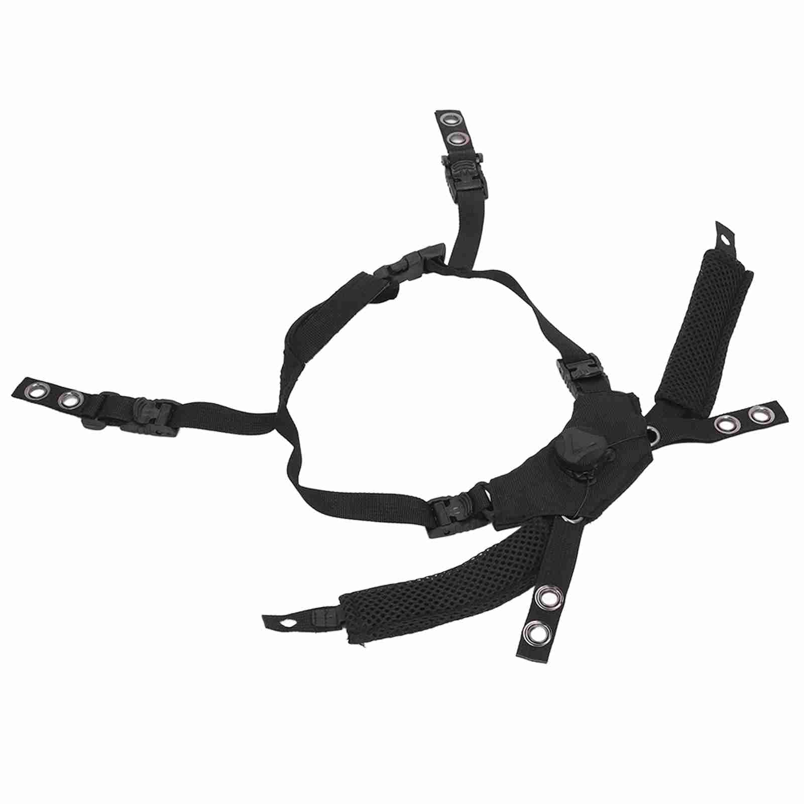 Muiltvoe Helmet Dial Suspension System Chin Strap, Adjustable Nylon Comfortable Sturdy Durable, with 4 Fastening Screws for Fast MICH Wendy Helmet