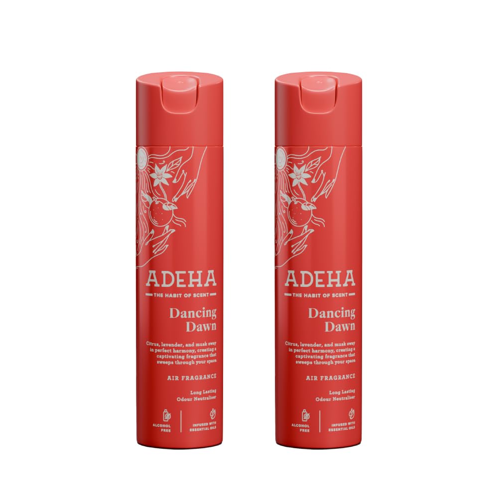 Adeha Room Air Freshener Spray | Alcohol Free Room Freshener for Home & Office - Dancing Dawn (218ml x 2) | Long-Lasting Fragrance (B0DBR1XRPQ) Amazon Price History, Amazon Price Tracker