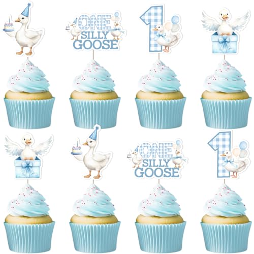 Decoraciones de ganso para primer cumpleaños solucionan tartas infantiles sosas