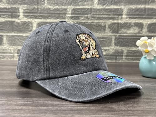 Image of Dog Lover Hat for Men Women, Dog Owner Gift Baseball Cap | Everyday Casual Style, Premium Embroidery, Breathable Cotton Fabric, One Size Adjustable Fit
