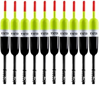 THKFISH Fishing Bobbers Fishing Floats and Bobbers Slip Bobbers for Fishing Balsa Floats Crappie Fishing Bobbers Fixed Bobber (2.5