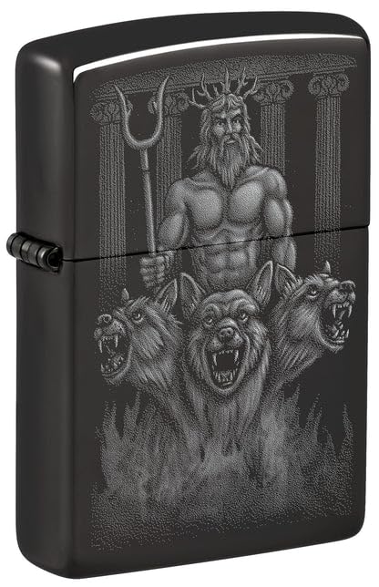 Encendedor Zippo con grabado personalizado diseño Greek Dogs