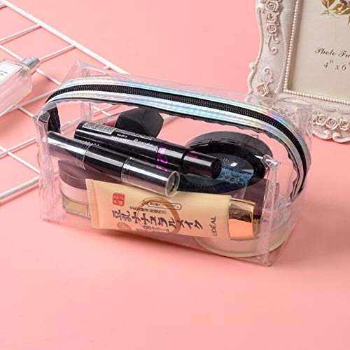 Clear Pencil Case, Large Transparent Plastic Pen Pencil Bag Makeup Pouch Travel Cosmetic Bag,School Supplies for Teenage Boys Girls Women