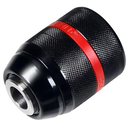 YUEARN Portabrocas sin llave para Milwaukee M18, montaje de 1/5.1 cm-20UNF, capacidad de sujeción de 1.5 a 13 mm, portabrocas autoajustables totalmente metálicos, portabrocas de repuesto para varios