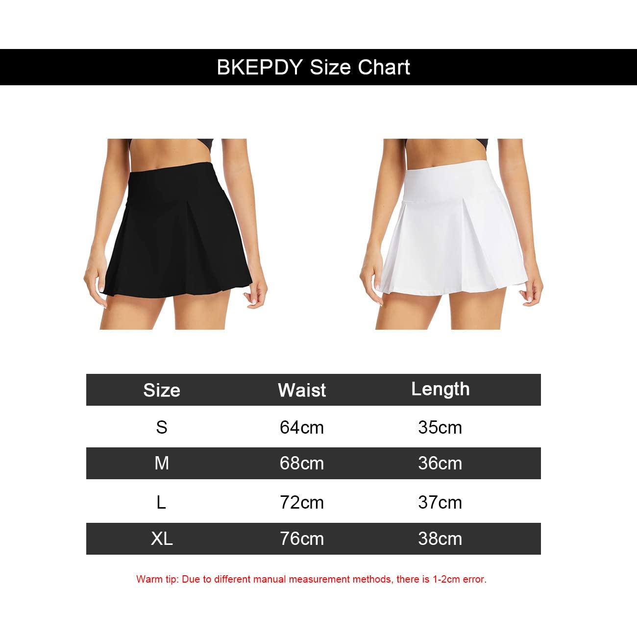 Falda Deportiva para Mujer Faldas de Tenis Cintura Alta Faldas Pantalón Skorts de Golf para Mujer 2 en 1 Skirt Short Mini Faldas Deportiva Plisadas para Correr