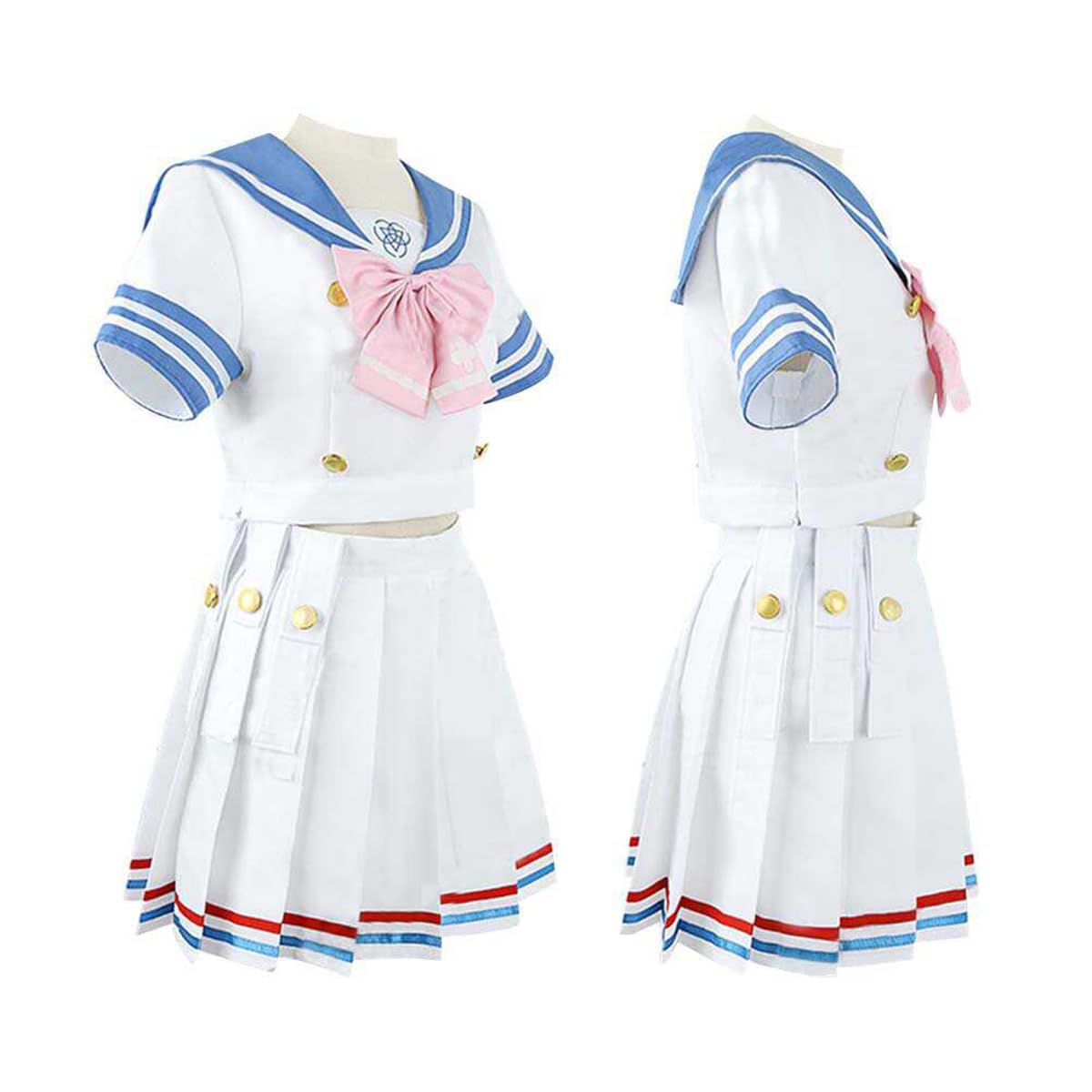 コスプレ　セーラー服上着 白 バルーンスリーブ 毛50% 高級　上品　F Amazon.co.jp: [YAYANA]浦和ハナコ コスプレ衣装 セーラー服 戦闘服 JK