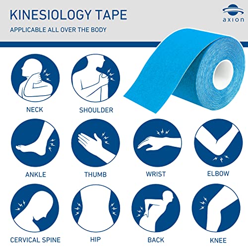 Kinesiology Tapes 6-Roll Mixed Set | Waterproof • Skin-Friendly • Elastic • Self-Adhesive Fitness Bandage | Physio Tape Ideal for Sports & Everyday Use - axion - Image 4