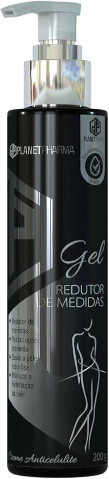 Gel Creme Redutor de Medidas Planet Pharma com Nano Q10