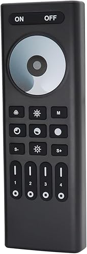 MALIIGAZA Panel 2.4G Interruptor remoto inalámbrico RF para controlador LED WB5 LM052, soporte RGB RGBW RGBCCT luces de tira LED, control de grupo