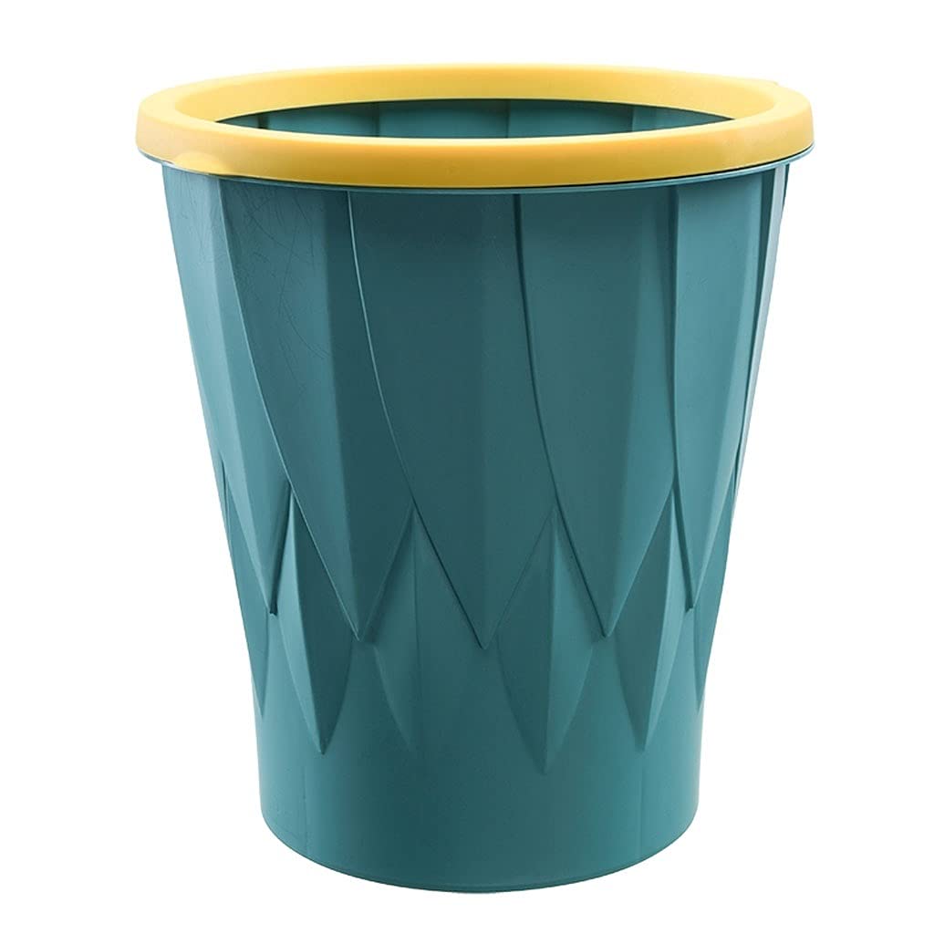 Kosz na śmieci Typ klamry kosz na śmieci domowe kreatywne biuro kuchnia kosz na śmieci bez pokrywy kosz na papier odpadowy salon łazienka kosz na śmieci Papeleras Para Cocina (zielony)