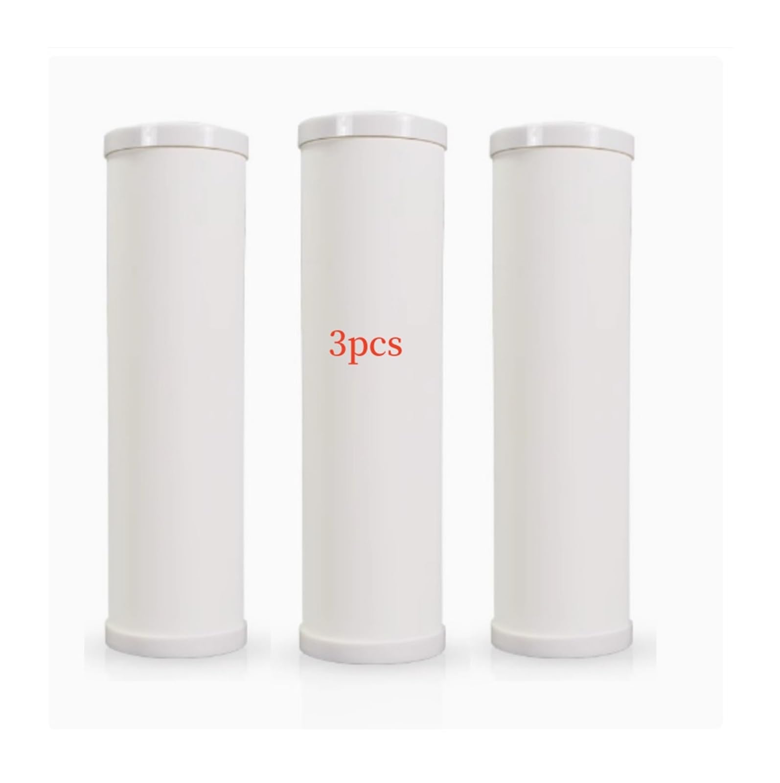 Núcleo De Filtro De Cerámica De 10 Pulgadas, Reutilizable Y Lavable | Inserto purificador de agua potable, for filtración doméstica, repuestos(3pcs)