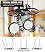 Kaptron Pot Rack Ceiling Mount Cookware Pan Rack Hanging Hanger Organizer Storage with 10 Pot Hooks - Multi-Purpose Organizer Holder for Home, Restaurant, Kitchen Cookware, Utensils, Household