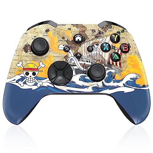 Bonacell Wireless Controller für Xbox Series X|S, Xbox One, PC, iOS/Android, Bluetooth Kabelloser Gamepad Dual Vibration, TURBO, Macro, 3,5mm Audiobuchse