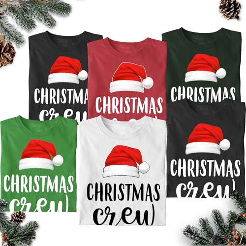 Family Matching Christmas Squad Shirts, Family Matching Christmas Pajamas and Shirts Santa Crew, Cousins Crew T-Shirt4