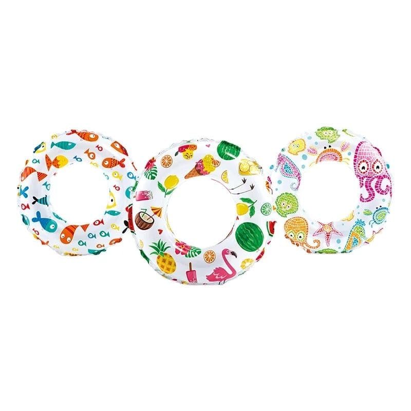 Image of Swimming Ring Swim Tube for Kids Swimming Learing Ring for Girls and Boys Swimming Tube Inflatable Swim Ring (20 INCH Pack of 2)