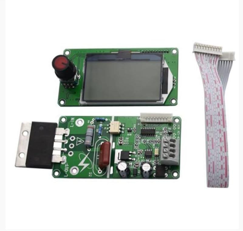 Electronics Video Games Replacement Parts Accessories 40A LCD Display Digital Double Pulse Encoder Spot Welder Welding Machine Transformer Controller Board Time Control Board - (Green)