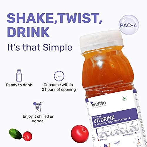 & ME Herbal Cranberry Drink for Urinary track infection with No Added Sugar, 6 lts (Pack of 30) - Image 5