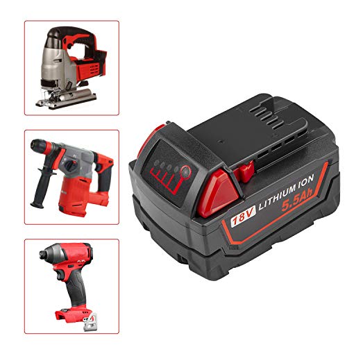 LabTEC 2 batterie di ricambio 18 V 5500 mAh M18