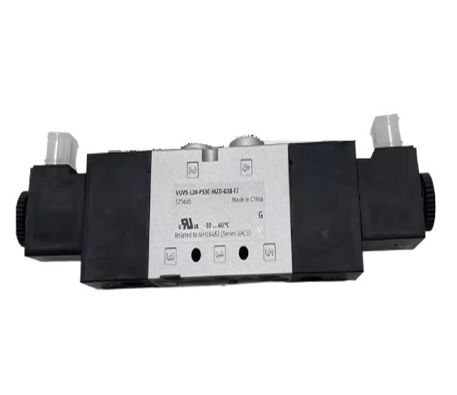 Électrovanne 575685 VUVS-L20-P53C-MZD-G18-F7 vanne pneumatique 5/3 voies raccord G1/8