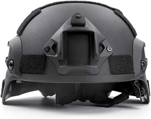 Miniatura 5 de Casco Airsoft Mich 2000 táctico con protección para los oídos, montaje NVG frontal y riel lateral